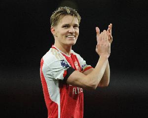 厄德高：每个人都知道阿森纳想赢得奖杯 挪威期待进世界杯很久了